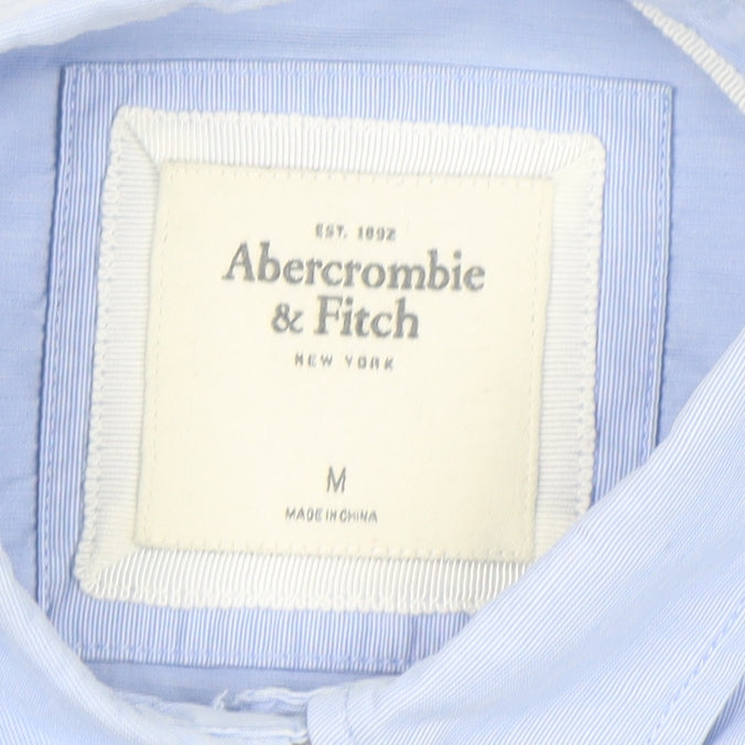 Abercrombie & Fitch Women's Blue Button-Up Shirt M