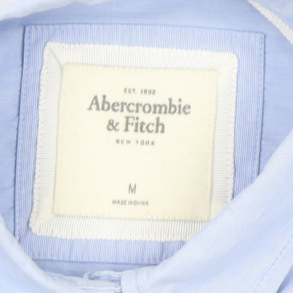 Abercrombie & Fitch Women's Blue Button-Up Shirt M