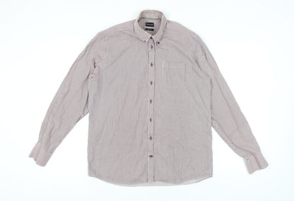 Bruun & Stengade Men’s Multicoloured Striped Shirt 16.5