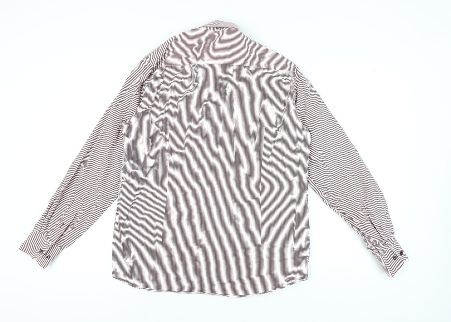 Bruun & Stengade Men’s Multicoloured Striped Shirt 16.5
