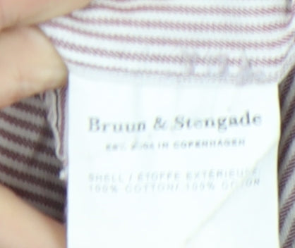 Bruun & Stengade Men’s Multicoloured Striped Shirt 16.5