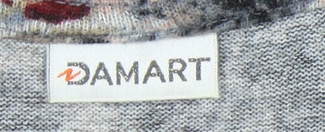 Womens UK Size L Damart Multicoloured Basic T-Shirt