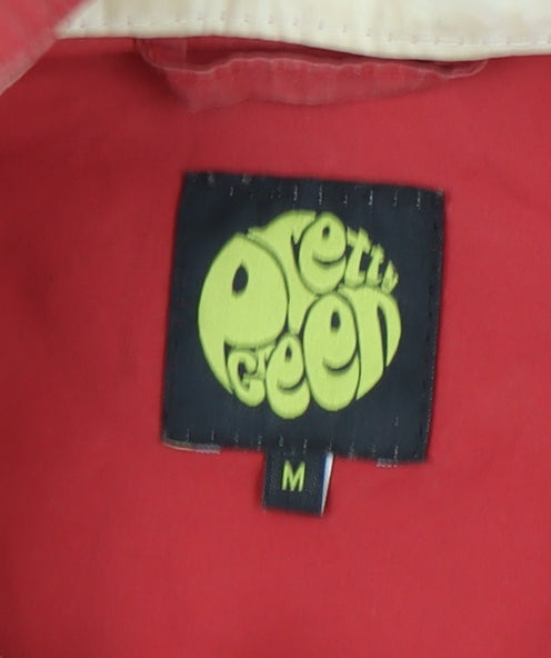 Unisex Adults UK Size M Pretty Green Red Basic Jacket