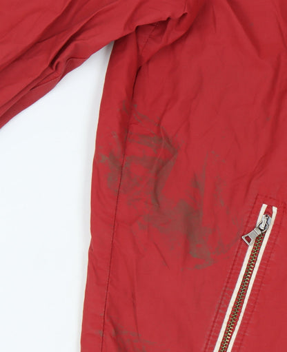 Unisex Adults UK Size M Pretty Green Red Basic Jacket