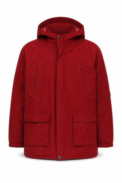 Mens UK Size XL Weatherguard Red Parka Coat