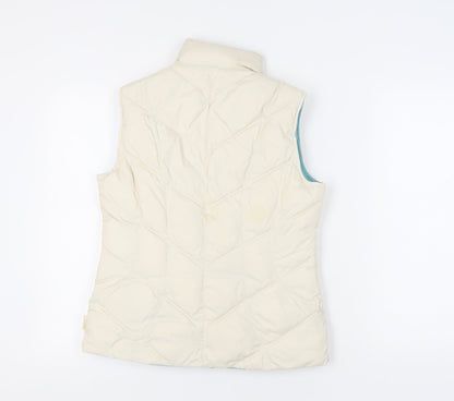 M&S Women's Ivory Padded Waistcoat Size S