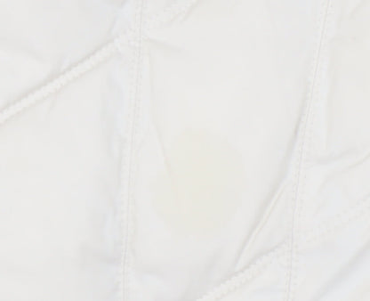 M&S Women's Ivory Padded Waistcoat Size S