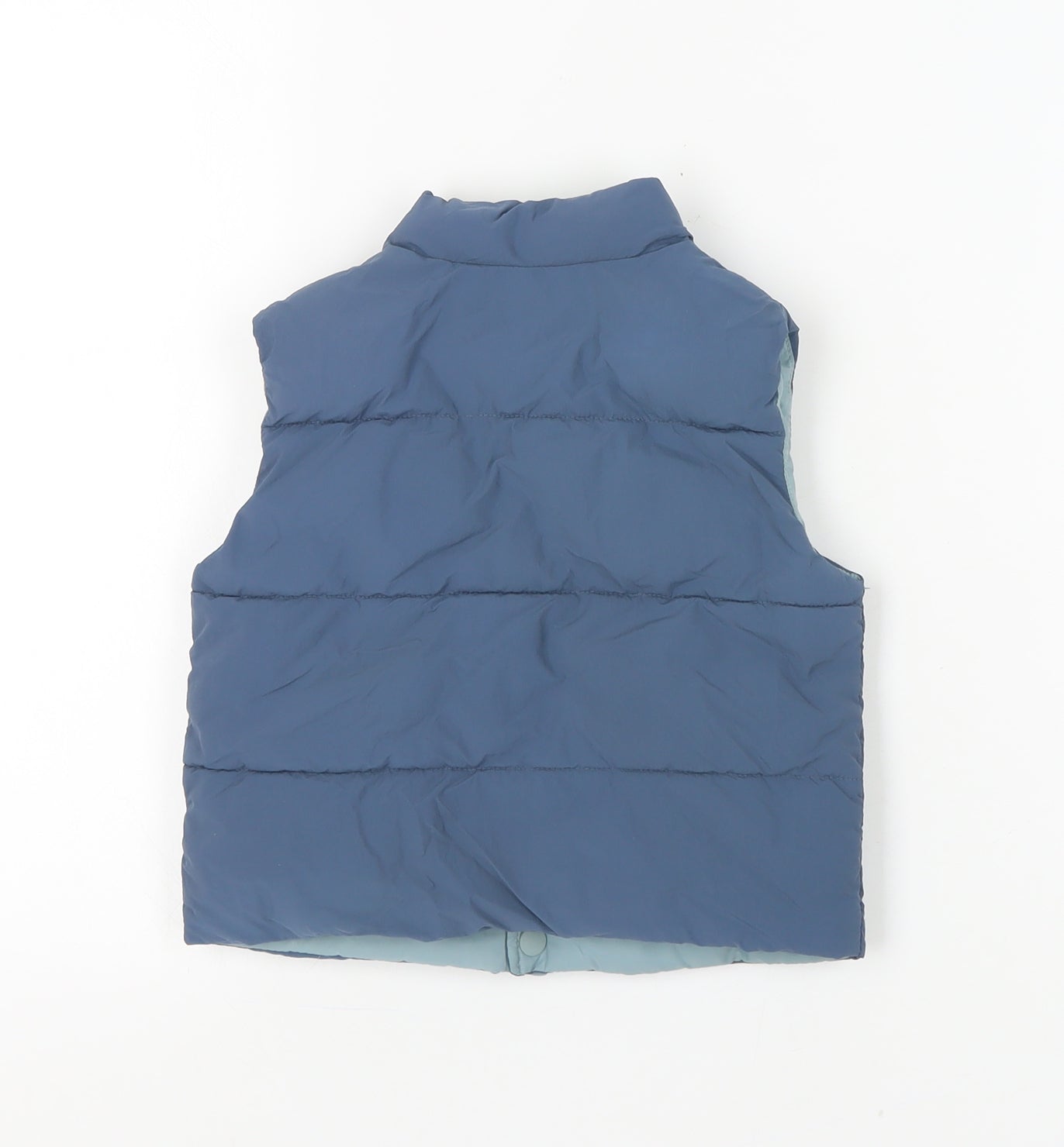 Zara Blue Unisex Baby Puffer Jacket 12-18m Casual Cosy
