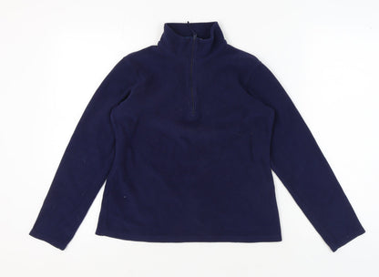 Mountain Warehouse Women’s Blue Fleece Zip Sweatshirt M