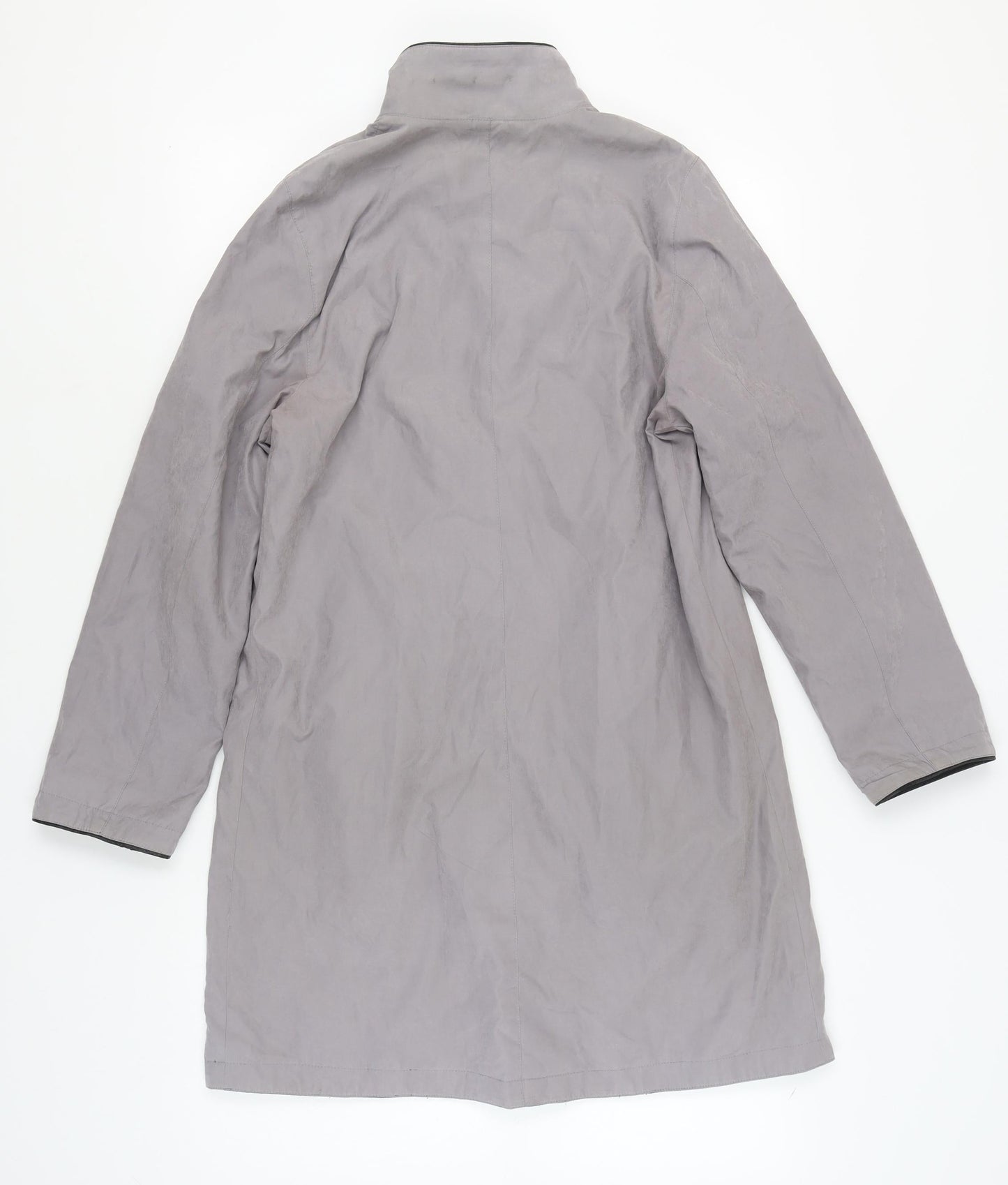 Womens UK Size 10 Debenhams Grey Overcoat