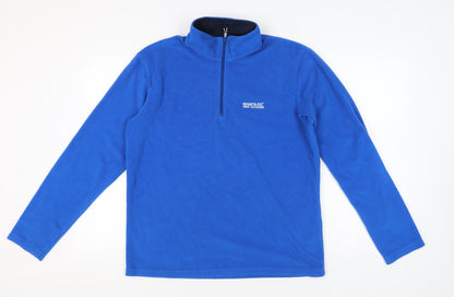 Mens UK Size L Regatta Blue Pullover Sweatshirt