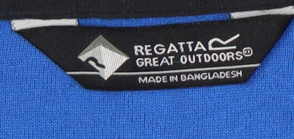 Mens UK Size L Regatta Blue Pullover Sweatshirt