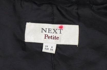 Womens UK Size 6 NEXT Black Anorak Coat