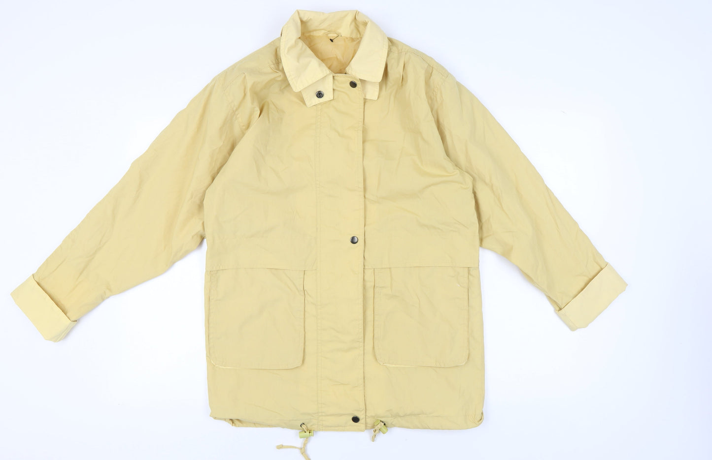 Womens UK Size 10 BHS Yellow Basic Jacket