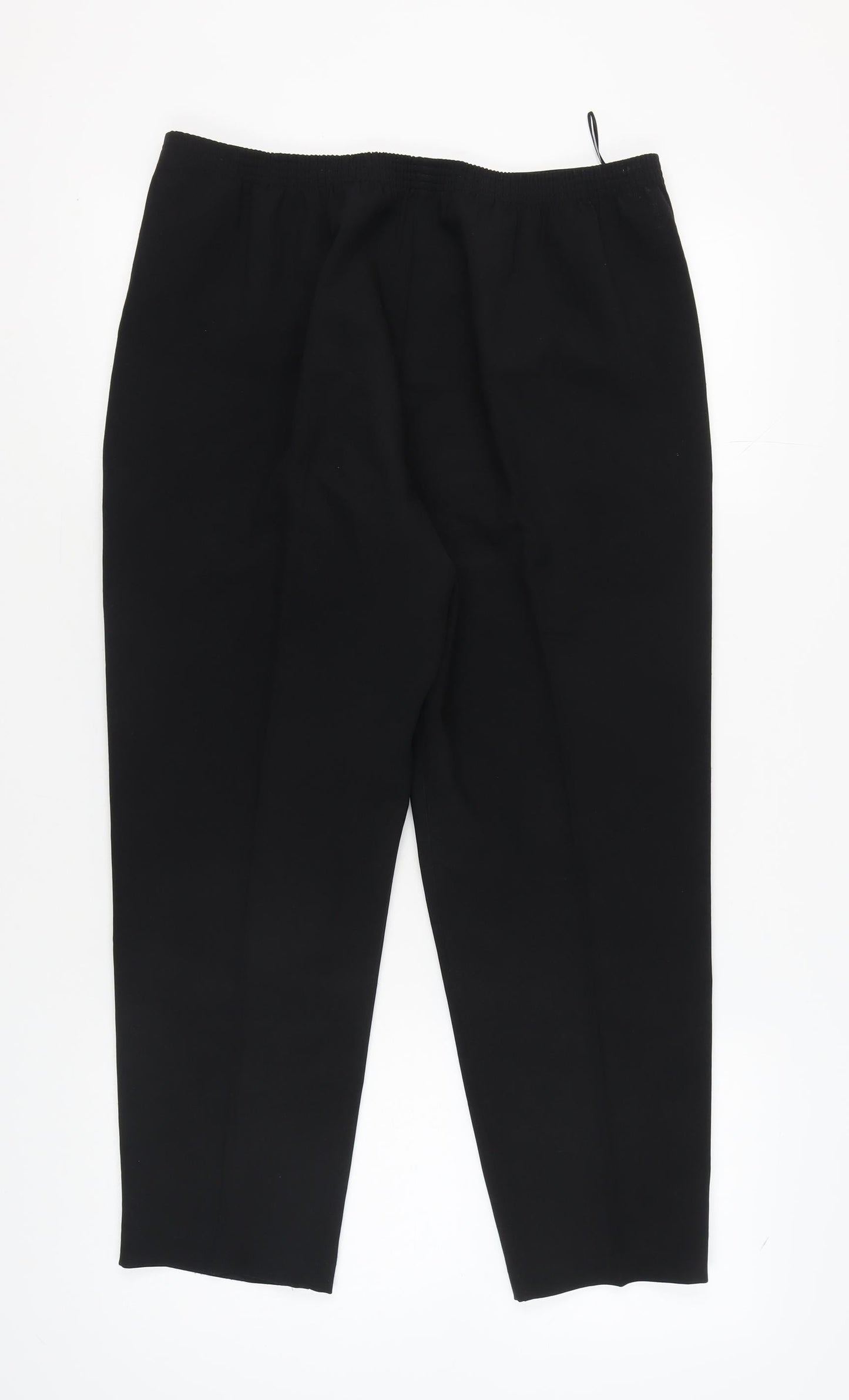 Classics Women's Black Straight Trousers Size 16