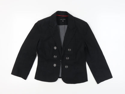 Womens UK Size 8 Laura Ashley Regular Black Blazer