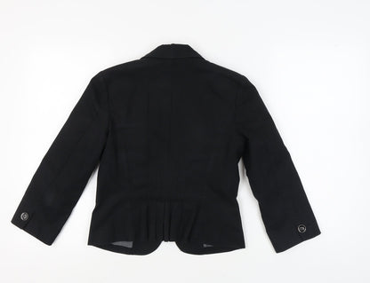 Womens UK Size 8 Laura Ashley Regular Black Blazer