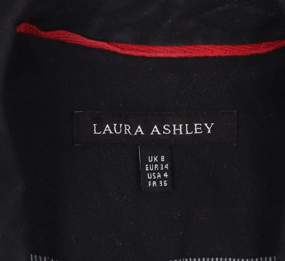 Womens UK Size 8 Laura Ashley Regular Black Blazer