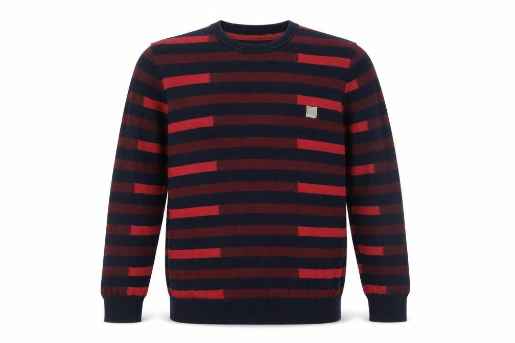 Mens UK Size M Bench Red Pullover Jumper