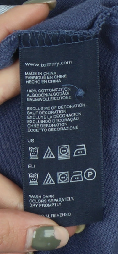 Tommy Hilfiger Men's Blue XL Polo Shirt