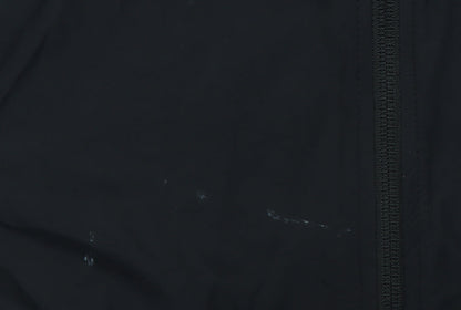 Kalenji Men's XL Black/Blue Track Jacket Reflective
