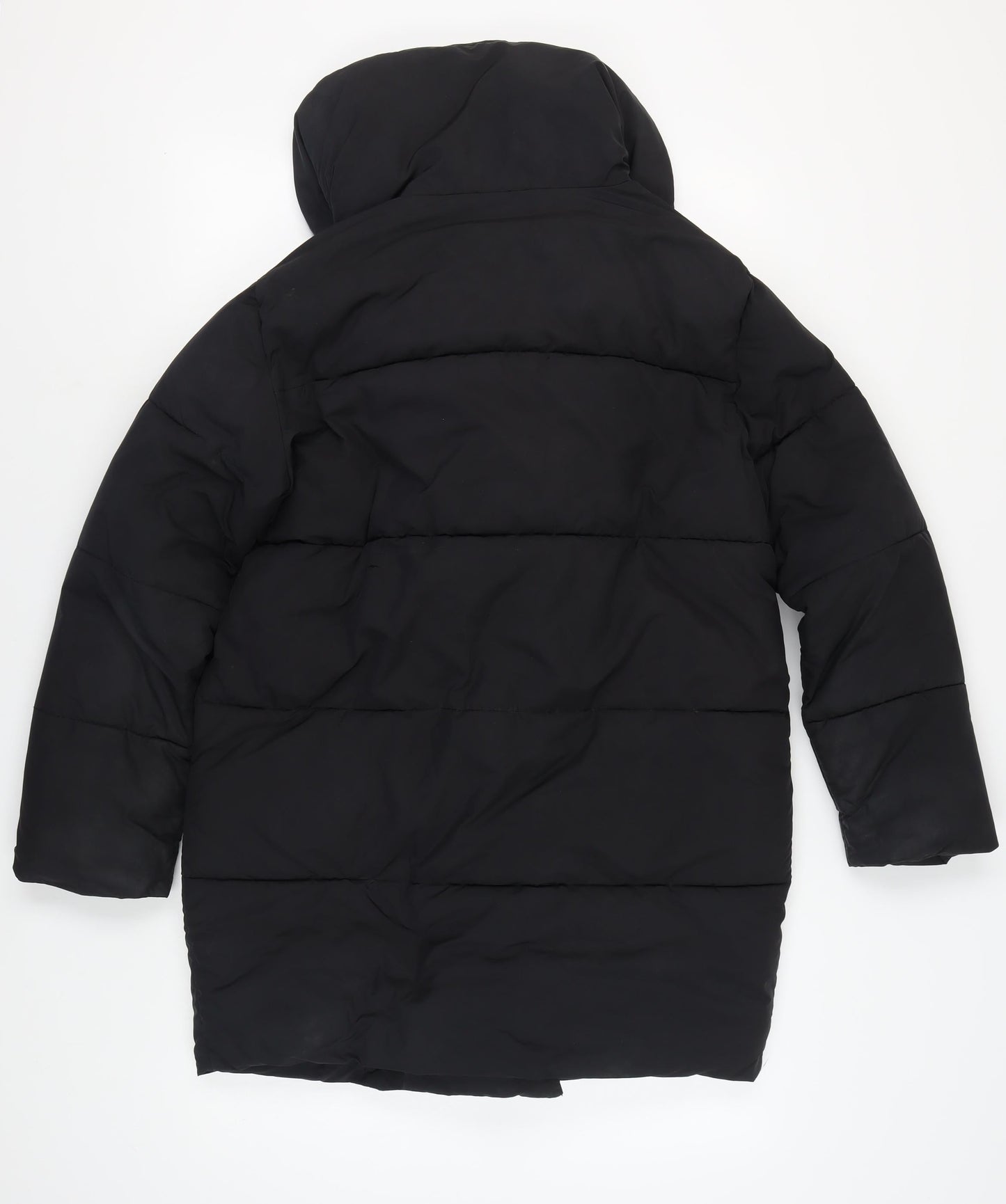 Womens UK Size 8 H&M Black Puffer Jacket