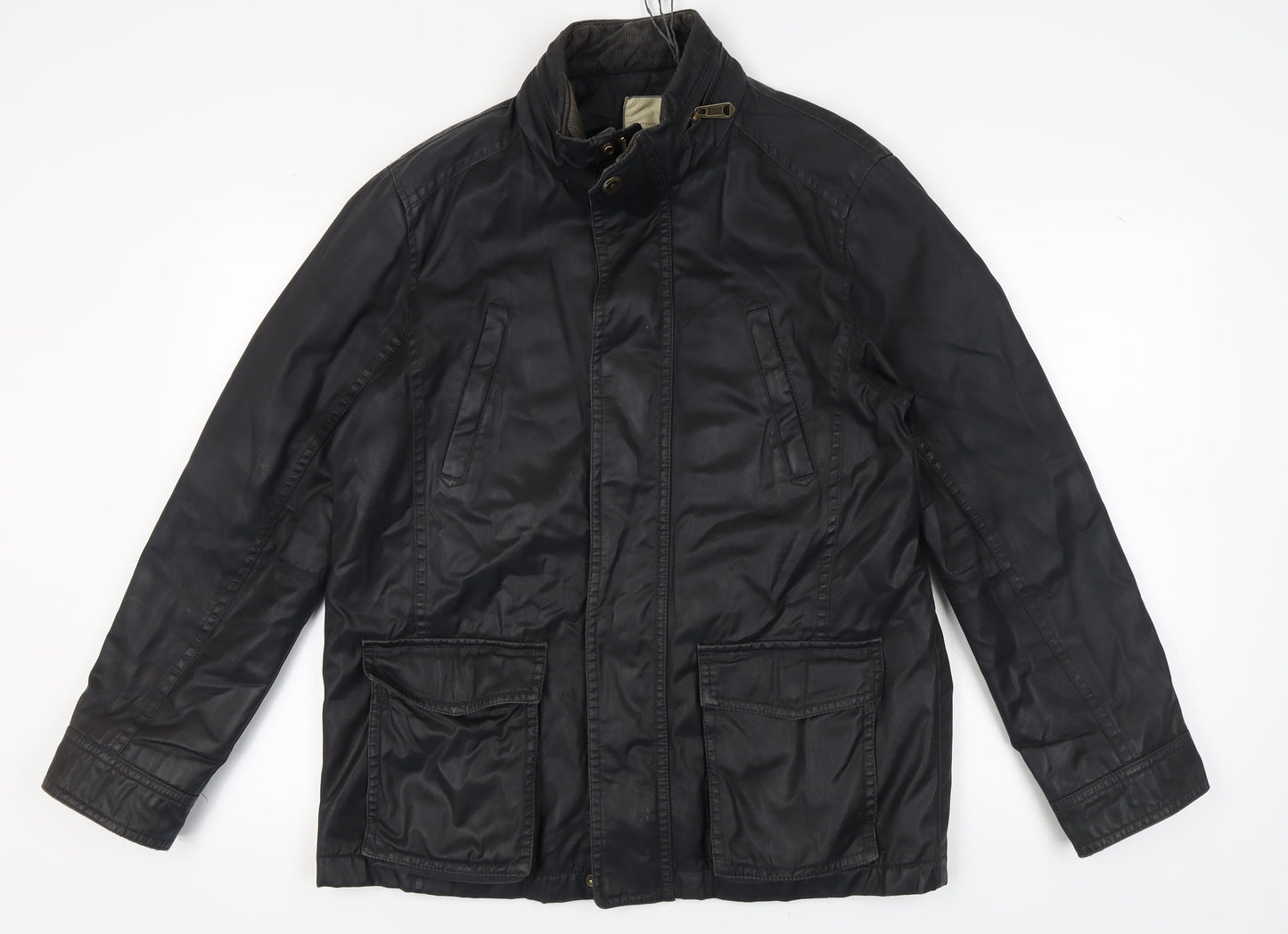 Mens UK Size L John Lewis Black Basic Jacket