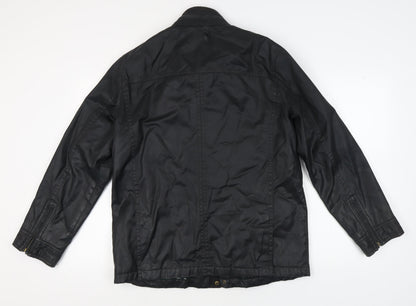 Mens UK Size L John Lewis Black Basic Jacket