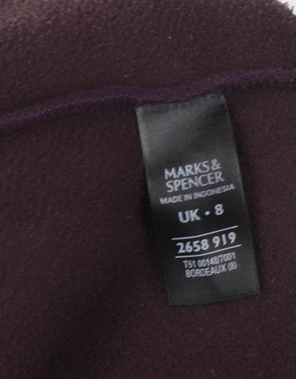 Womens UK Size 8 Marks and Spencer Purple Basic Jacket