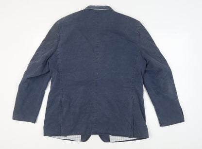 Mens UK Size 44 Remus Uomo Regular Blue Suit Jacket