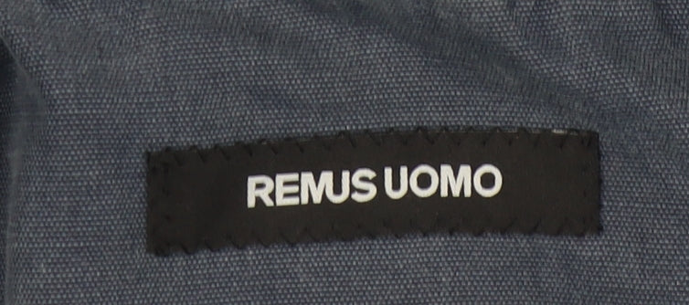 Mens UK Size 44 Remus Uomo Regular Blue Suit Jacket
