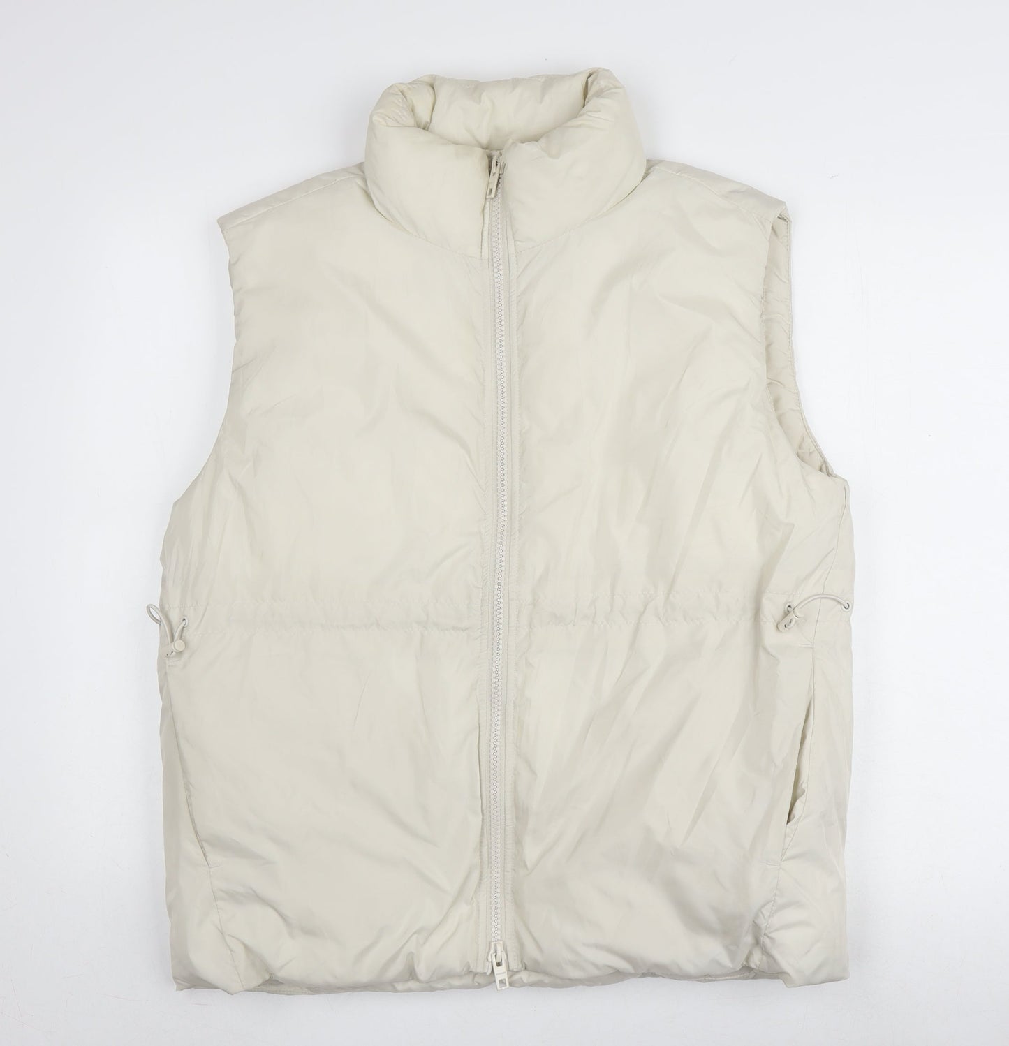 Mens UK Size S Weekday Ivory Puffer Jacket