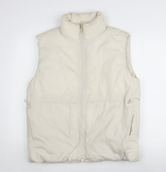Mens UK Size S Weekday Ivory Puffer Jacket