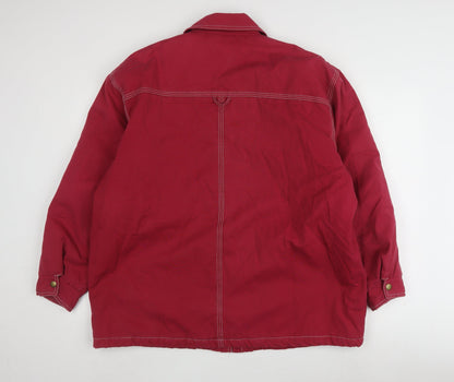 Casual Club Women's Red Long Jacket Size 14