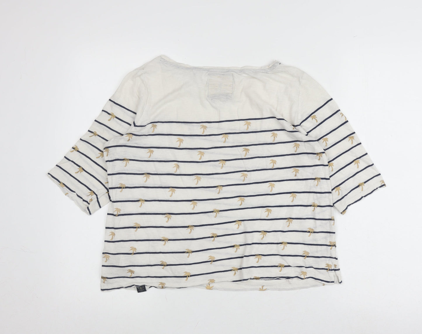 Womens UK Size M Superdry White Basic T-Shirt