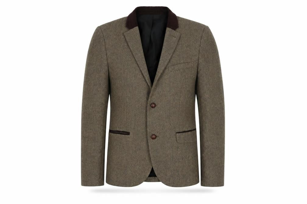 Mens UK Size 40 Topman Regular Brown Suit Jacket
