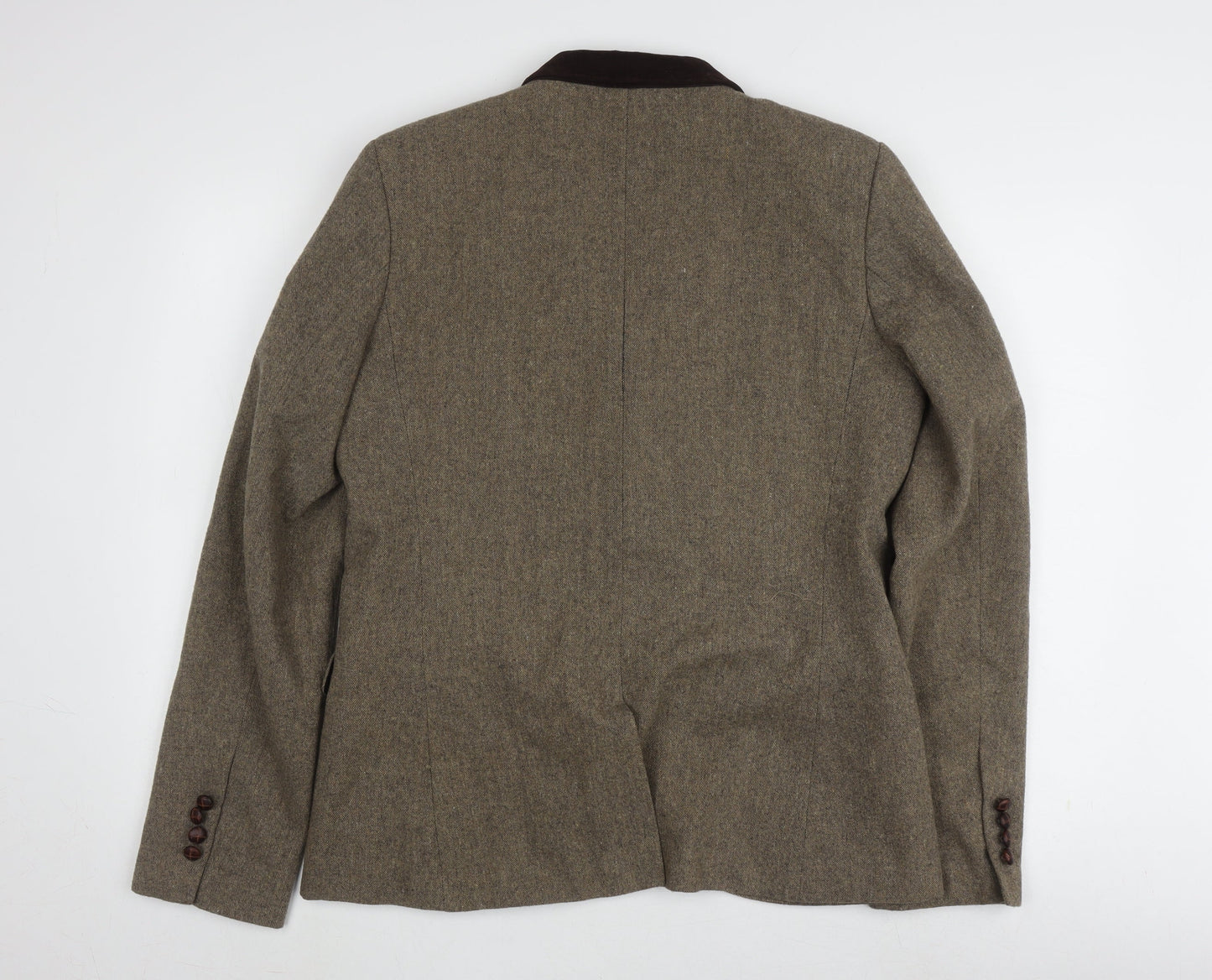Mens UK Size 40 Topman Regular Brown Suit Jacket