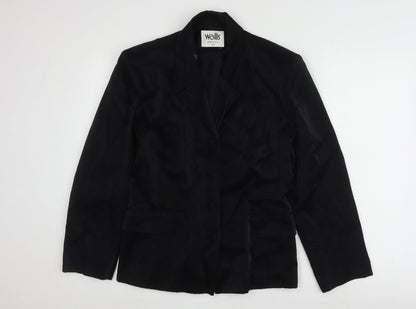 Wallis Petite Black Suit Jacket - Size 14