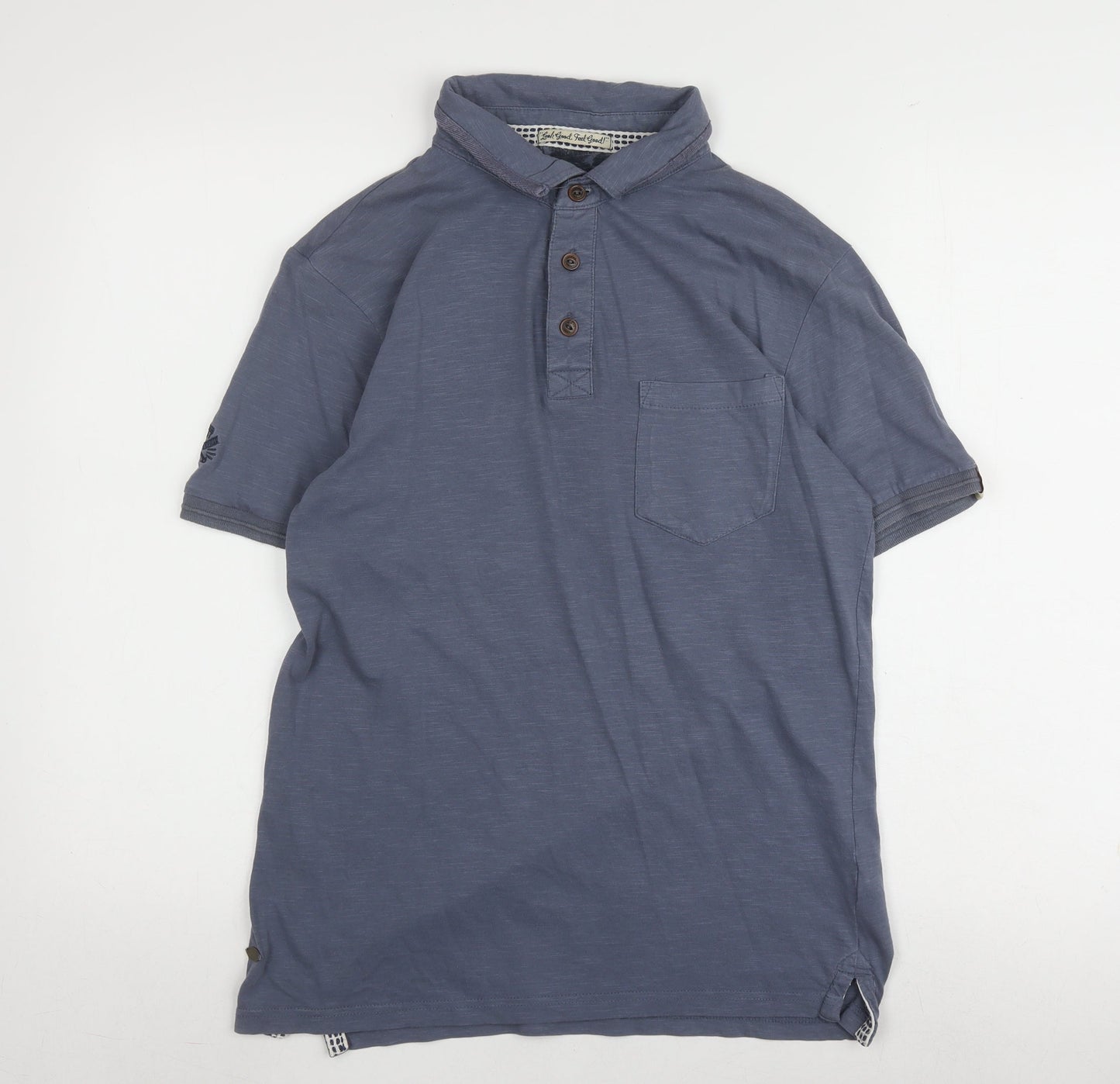 Tokyo Laundry Blue Men's Polo Shirt Small