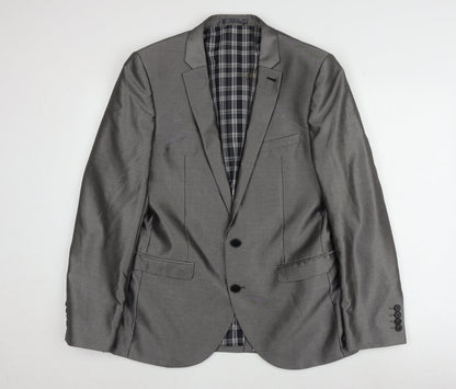 Mens UK Size 40 NEXT Regular Grey Suit Jacket