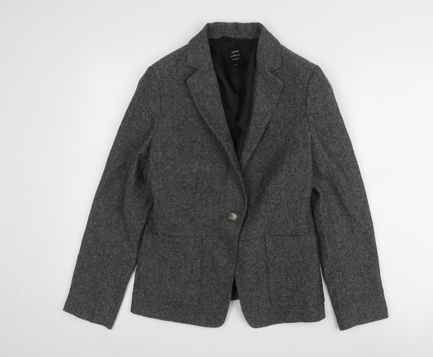 John Lewis Grey Women's Blazer Size 10