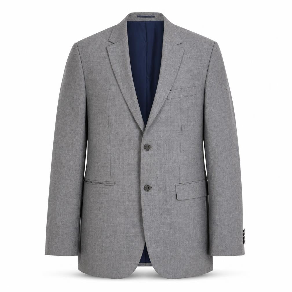 Mens UK Size 42 River Island Regular Grey Suit Jacket