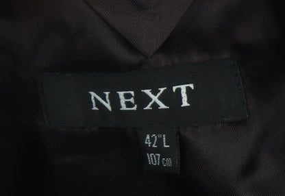 Mens UK Size 42 NEXT Regular Black Suit Jacket