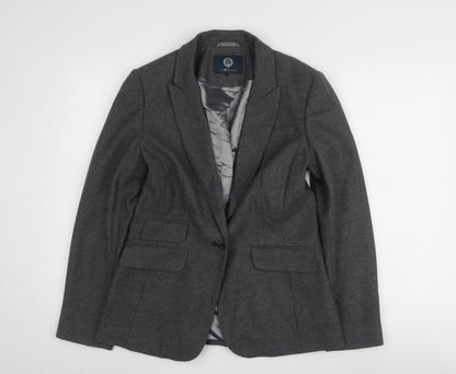 Viyella Women’s Grey Blazer Size 10 Regular Fit
