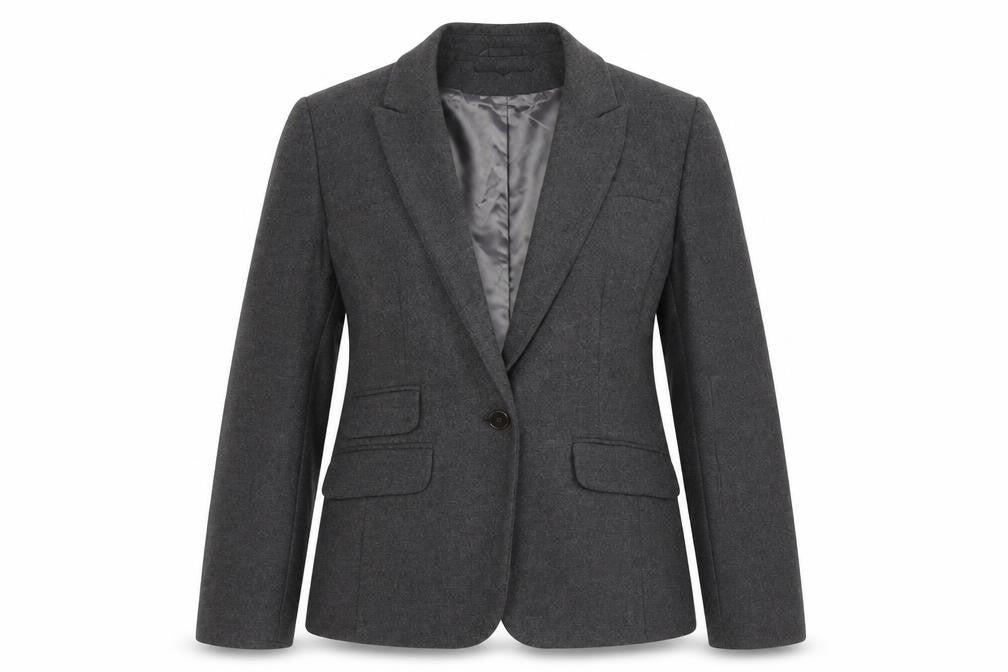 Womens UK Size 10 Viyella Regular Grey Blazer