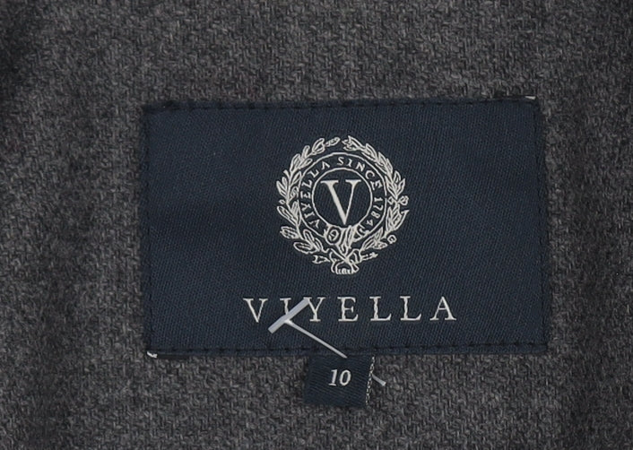 Viyella Women’s Grey Blazer Size 10 Regular Fit