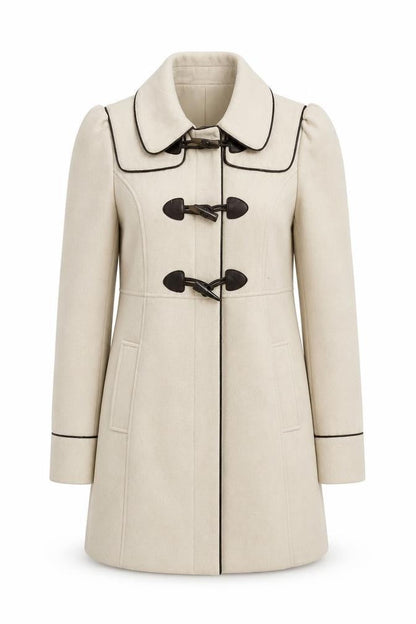 Womens UK Size 10 Dunnes Beige Overcoat