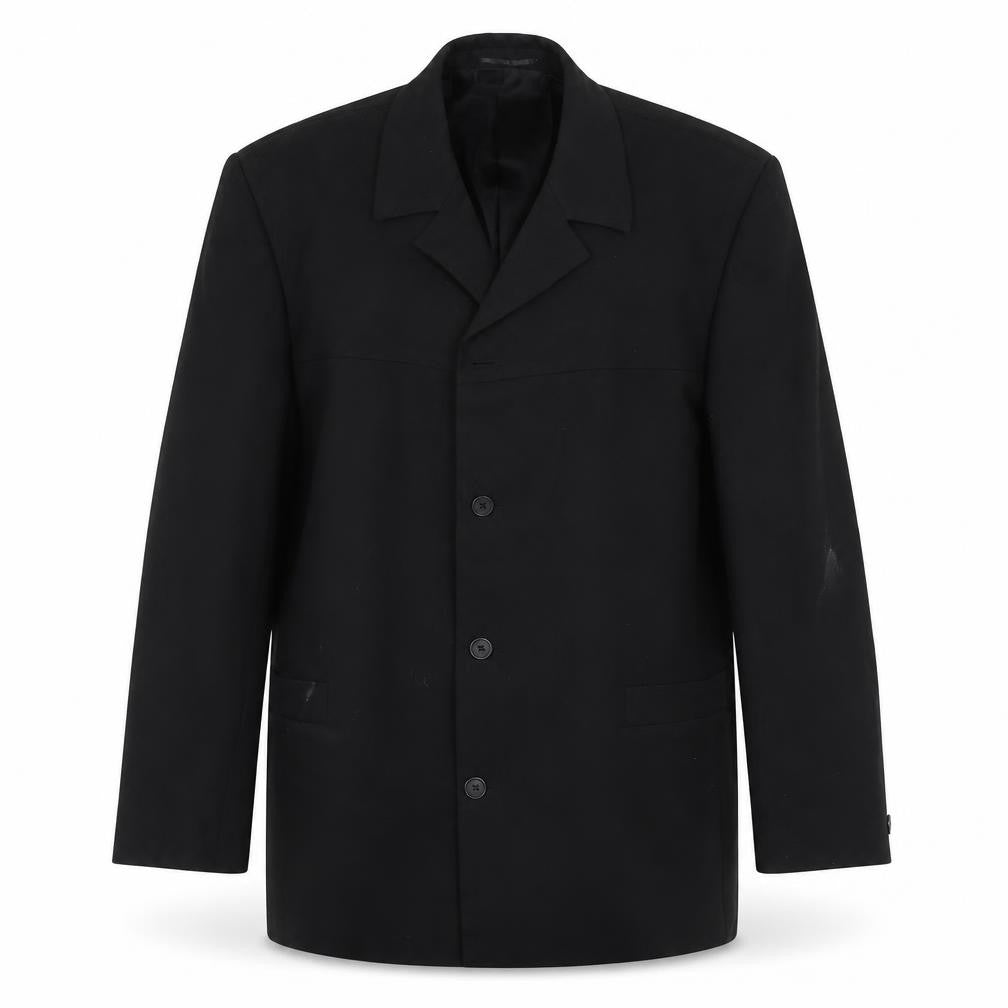 Mens UK Size 44 Armando Regular Black Suit Jacket