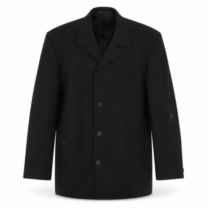 Mens UK Size 44 Armando Regular Black Suit Jacket