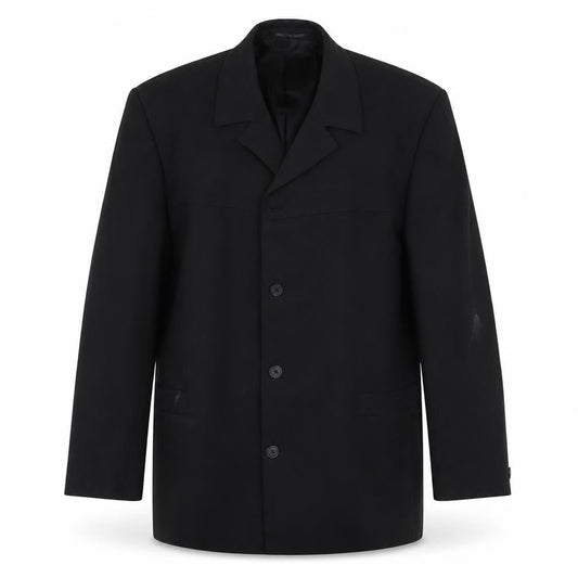 Mens UK Size 44 Armando Regular Black Suit Jacket